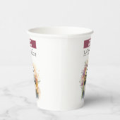 Lente vibes Panda - 1e verjaardag - Papieren Bekers (Rechts)