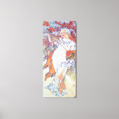 Lente (vier seizoenen), Alphonse Mucha Canvas Prin (Voorkant)