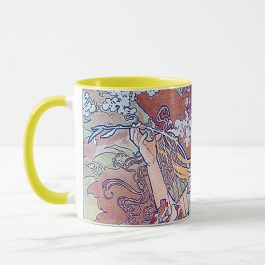 Lente (vier seizoenen), Alphonse Mucha Mok (Links)