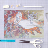Lente (vier seizoenen), Alphonse Mucha Tissuepapier (Craft)