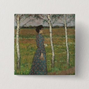 lente vierkante button 5,1 cm