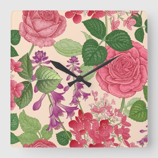 lente vierkante klok (Voorkant)