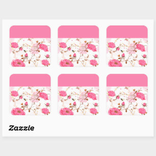 lente vierkante sticker