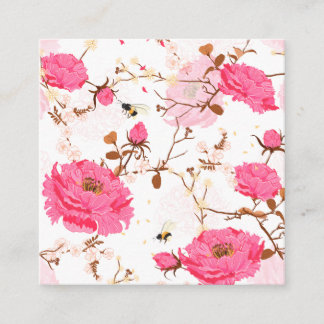 lente vierkante visitekaartje