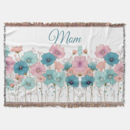 Lente Vintage Bloemen voor Moeder Deken