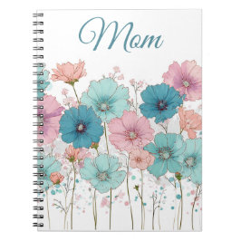 Lente Vintage Bloemen voor Moeder Notitieboek