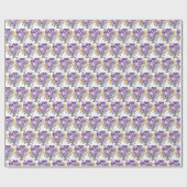 Lente Viooltjes Viooltje Cadeaupapier (Vlak)