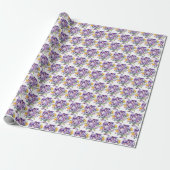Lente Viooltjes Viooltje Cadeaupapier (Uitgerold)