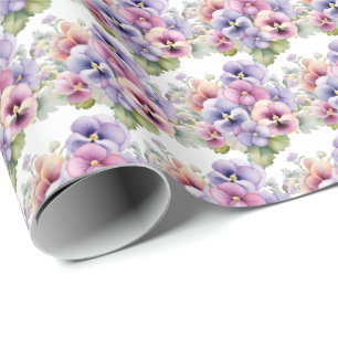 Lente Viooltjes Viooltje Cadeaupapier