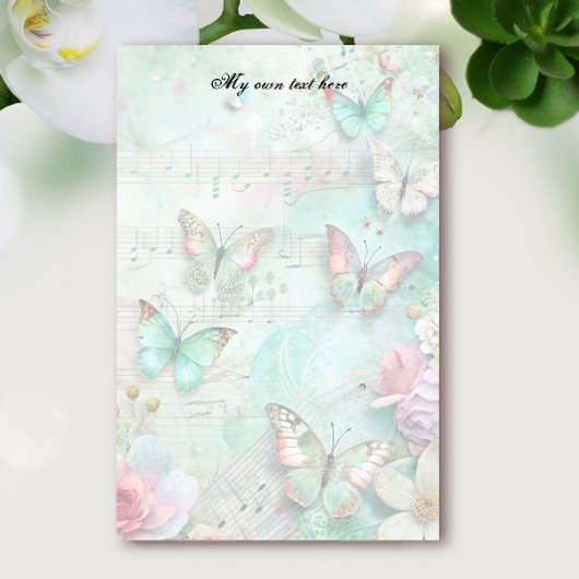 Lente Vlinder Briefbladen Papierwaren