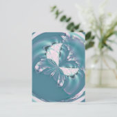 Lente Vlinder Briefkaart (Staand voorkant)