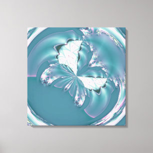 Lente Vlinder Canvas Afdruk