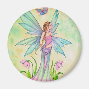 Lente Vlinder Fee Fantasie Kunst Magneet