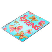 lente vlinder notitieboek (Linkerzijde)
