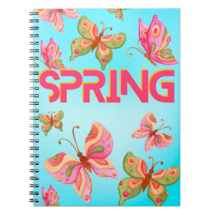 lente vlinder notitieboek