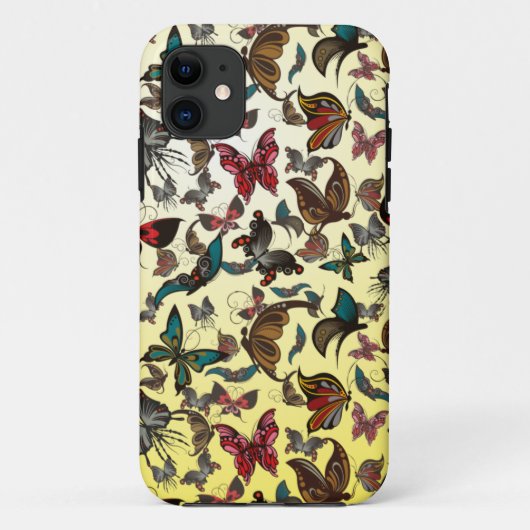 Lente Vlinder Patroon Case-Mate iPhone Case (Achterkant)