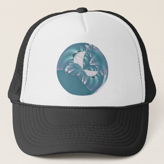 Lente Vlinder Trucker Pet (Voorkant)