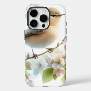 Lente Vogel Kersenbloesem Bloemige Waterverf iPhone 16 Pro Hoesje