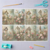 Lente vogelhuizen tissuepapier (Craft)