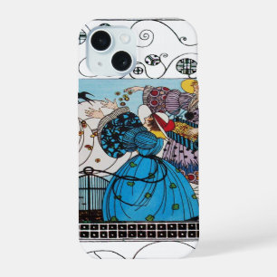 LENTE VOGELS EN WERVELINGEN / MODE KOSTUUMONTWERPE iPhone 15 CASE