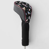 Lente Vogels Patroon Golfheadcover (Schuin)