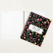 Lente voor Wildbloemen Bloemen Bloempatroon op Zwa Planner (Display)