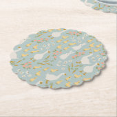 Lente Vrienden Kartonnen Onderzetters (Gekanteld)