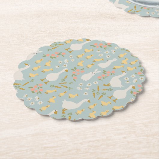 Lente Vrienden Kartonnen Onderzetters (Gekanteld)