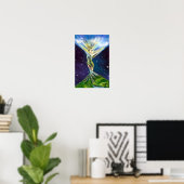 Lente Vrouw Poster (Thuiskantoor)