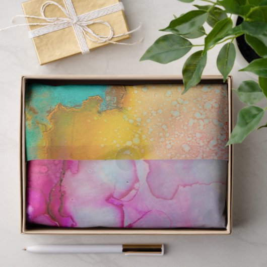 lente water kleur tissuepapier (Geschenk)