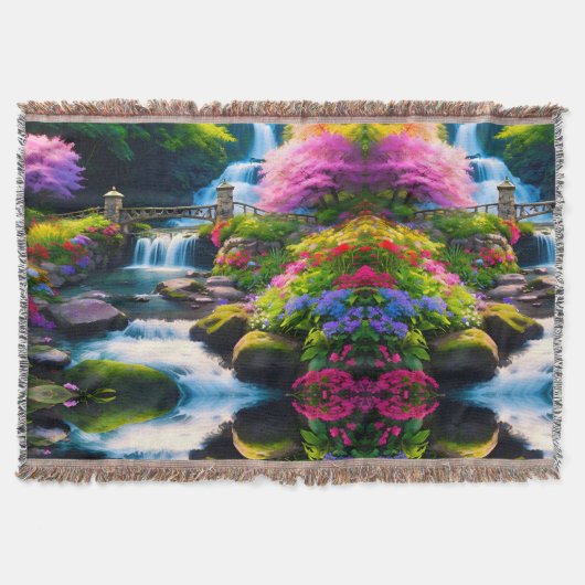 Lente Waterval 1 Deken (Voorkant)