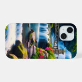 Lente Waterval 1 iPhone 15 Case (Achterkant horizontaal)