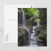 Lente watervallen bij Watkins Glen Briefkaart (Voorkant / Achterkant)