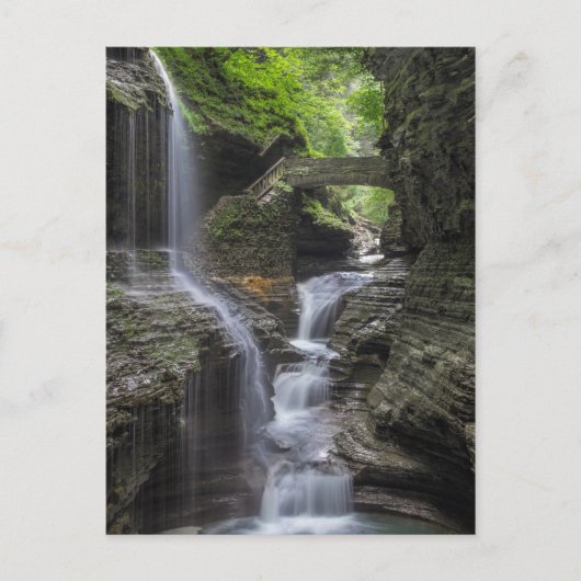 Lente watervallen bij Watkins Glen Briefkaart (Voorkant)