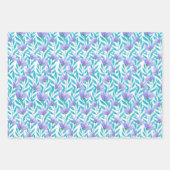 Lente Waterverf Flowers Inpakpapier Vel (Voorkant 2)