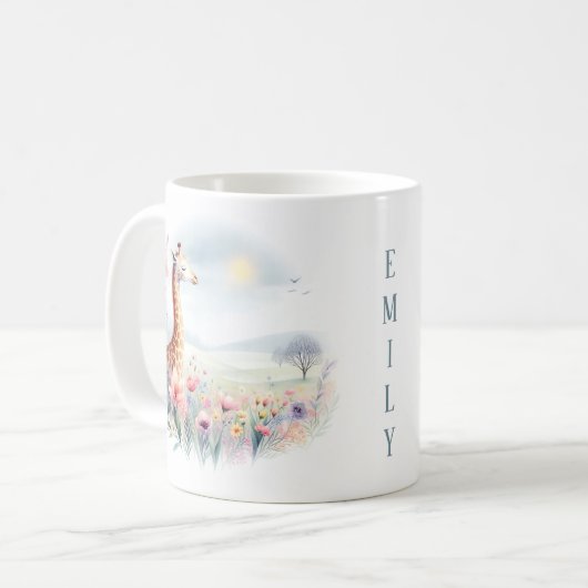 Lente Waterverf Giraffe - Kind Mok (Voorkant links)