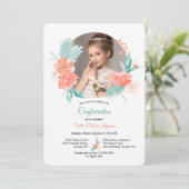 Lente Waterverf Lijst Bevestiging Uitnodiging (Staand voorkant)