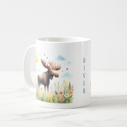 Lente Waterverf Moose - Kind Mok (Voorkant links)