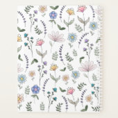 Lente Waterverf Stationaire bloemen Planner (Achterkant)