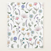Lente Waterverf Stationaire bloemen Planner (Voorkant)