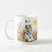 Lente Waterverf Tijger - Kind Mok (Links)