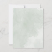 Lente waterverf tulpen bruiloft uitnodiging (Achterkant)