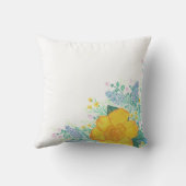 Lente Waterverf ventilator Kussen (Achterkant)