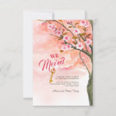 Lente we verhuisde aankondiging (Voorkant)