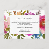 lente weelderig | Bloem BRUILOFT Receptie Enclosur Informatiekaartje (Voorkant)