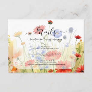 Lente Weide Bloemen Kaart