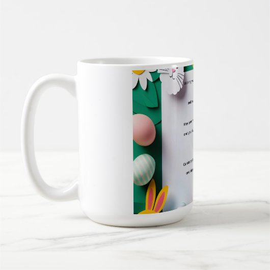 Lente Wensen en Paasvreugde Koffiemok (Links)