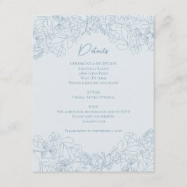 Lente Whimsy Detailkaart Notitiekaartje