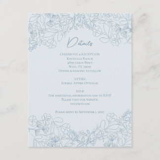 Lente Whimsy Detailkaart Notitiekaartje