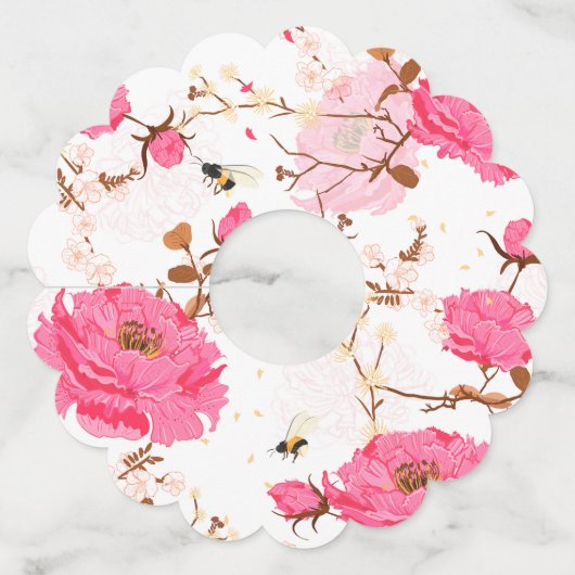 lente wijnglaslabel (Voorkant)